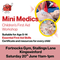 Mini Medics - Children's First Aid Workshop Kingswinford - 20th June at 11am