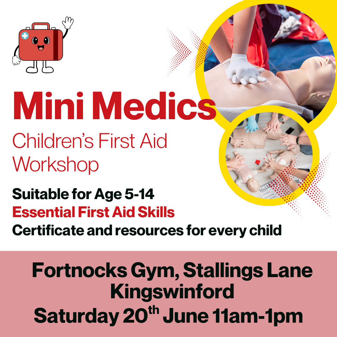 Mini Medics - Children's First Aid Workshop Kingswinford - 20th June at 11am